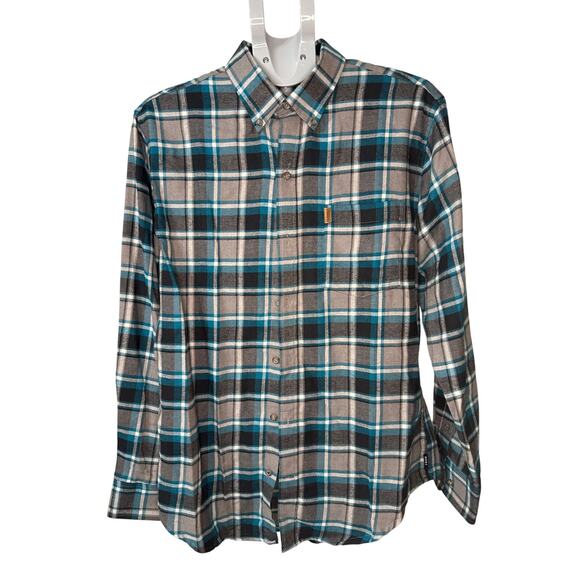 Izod Other - Izod blue and grey plaid Men's Size M Flannel Shirt